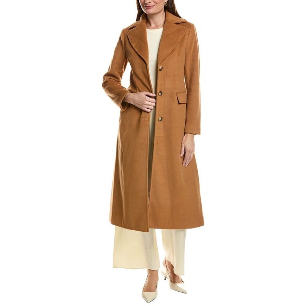 Tyler Böe Womens Middleton Long Coat, Brown